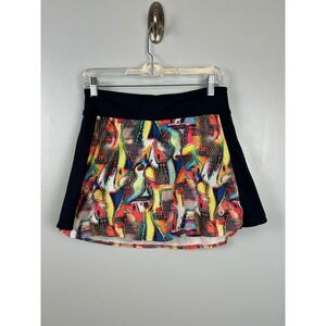 DONA JO Skirt Sz 2 Large Athletic Colorful Abstract Print Tennis Golf Pickleball